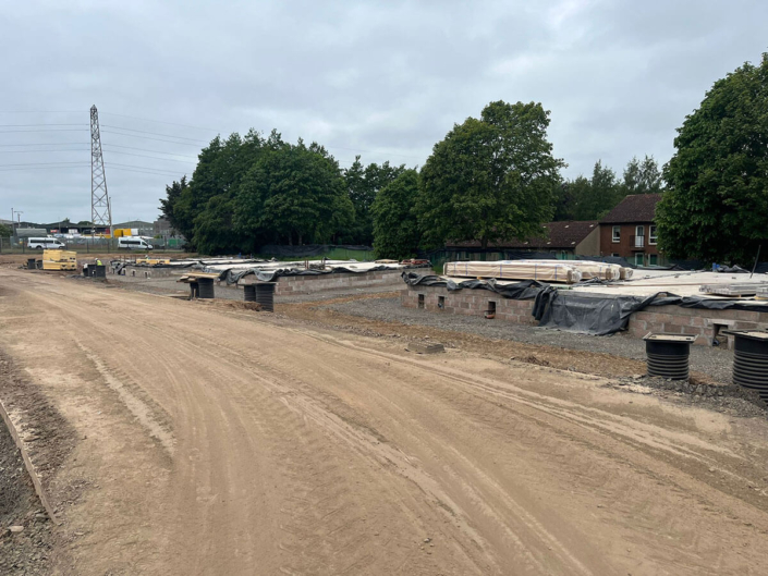 Bricklaying for a Block of 24 flats and 30 Semi Detached houses