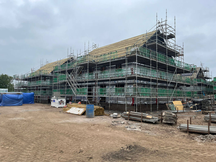 Bricklaying for a Block of 24 flats and 30 Semi Detached houses