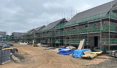 Bricklaying for a Block of 24 flats and 30 Semi Detached houses