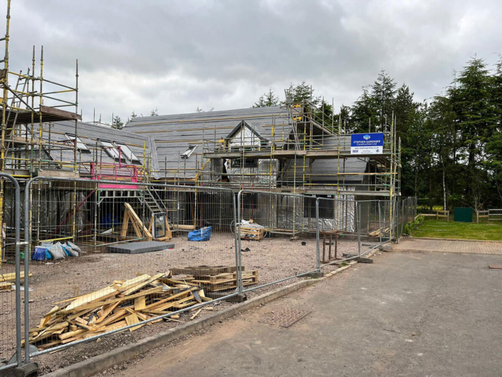 Sub Contract Bricklaying for 2 new homes in Auchterarder for Stephen Gardiner Construction